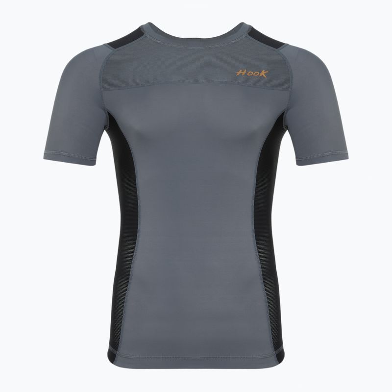 Rashguard pentru bărbați HOOK FIGHTING Base negru 10