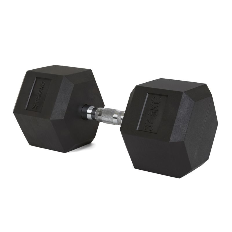 TREXO Hex 37,5 kg haltere cauciucate 5