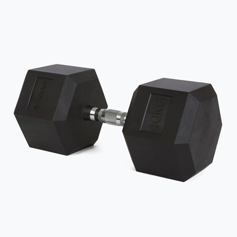 TREXO Hex 40 kg haltere cauciucate