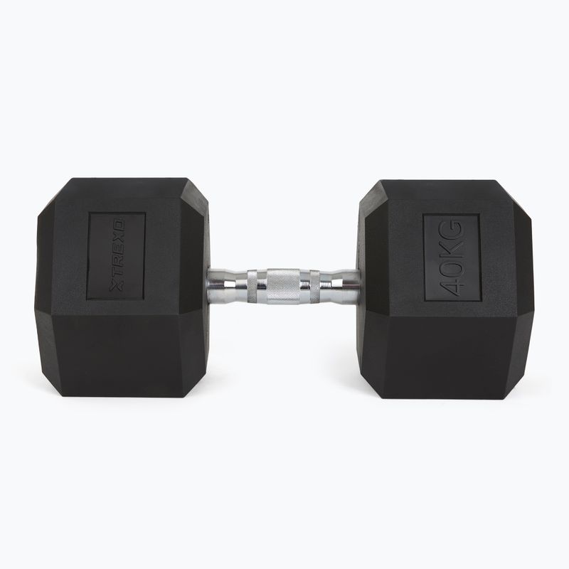 TREXO Hex 40 kg haltere cauciucate 4