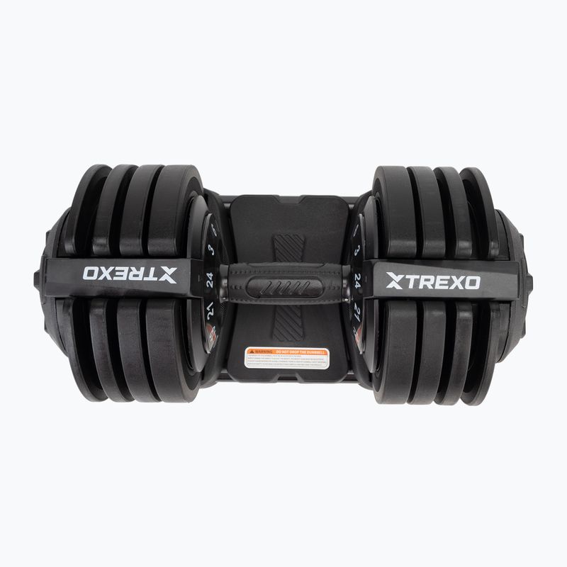 Halteră reglabilă XTREXO TXO-B4W002 24 kg negru 9