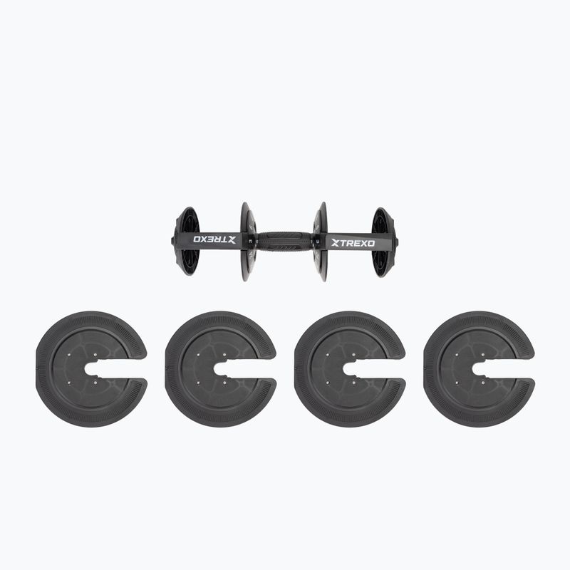 Halteră reglabilă XTREXO TXO-B4W002 24 kg negru 11