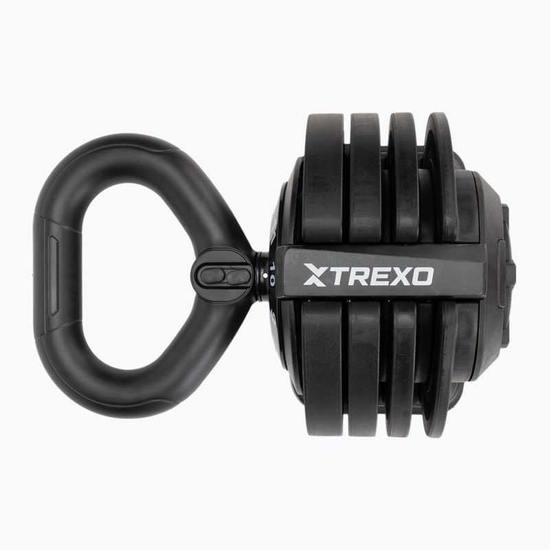 Kettlebell reglabil TREXO TXO-B4W004 12 kg negru 10