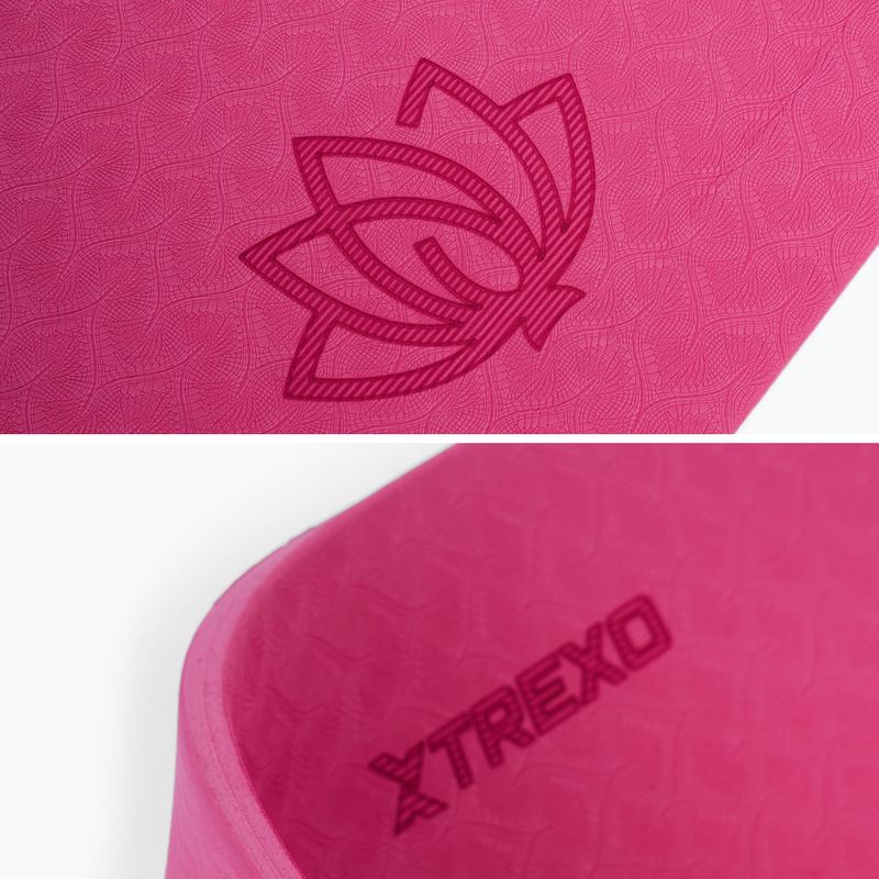 Covoraș de fitness TREXO TXO-B4Z002-PK 10 mm roz 3