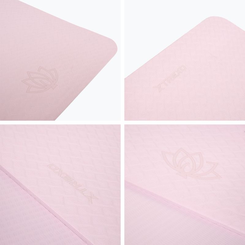 Covoraș de fitness TREXO comfort 10 mm TXO-B4Z003-VT light pink 4