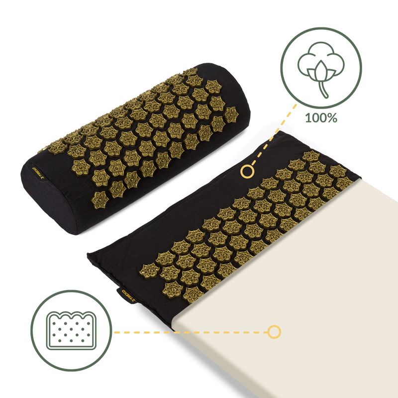Saltea de presopunctură XTREXO z poduszką TXO-B4Z004-BK negru 8