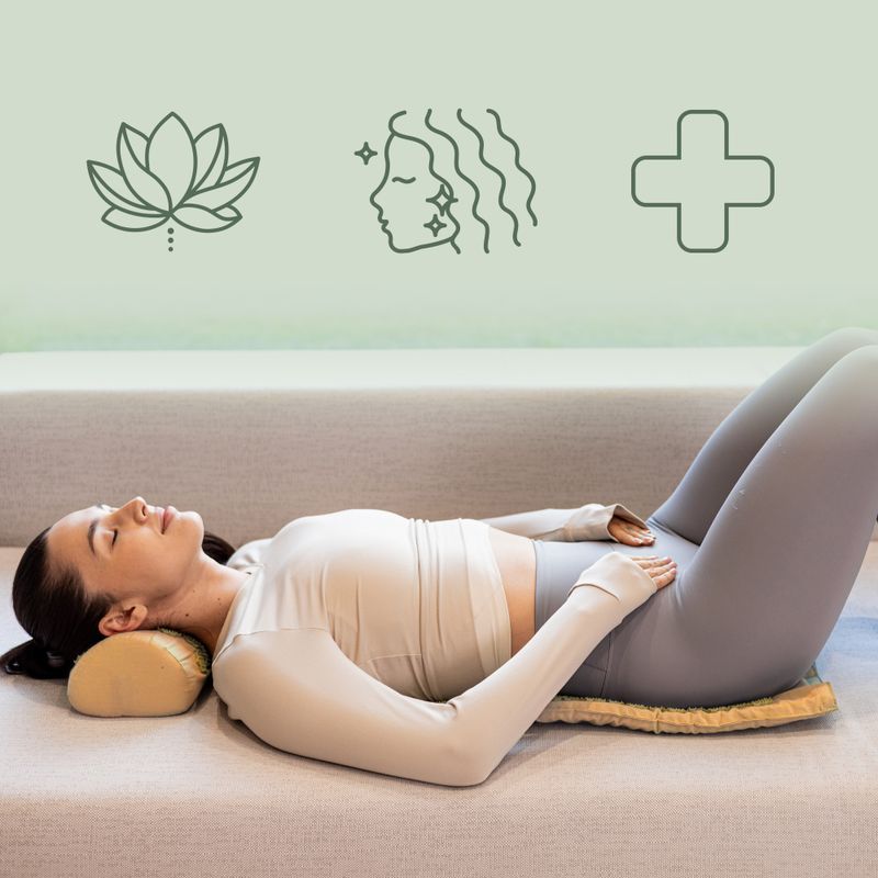 Saltea de presopunctură XTREXO z poduszką TXO-B4Z004-BZ maro 8