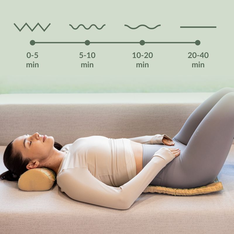 Saltea de presopunctură XTREXO z poduszką TXO-B4Z004-BZ maro 11