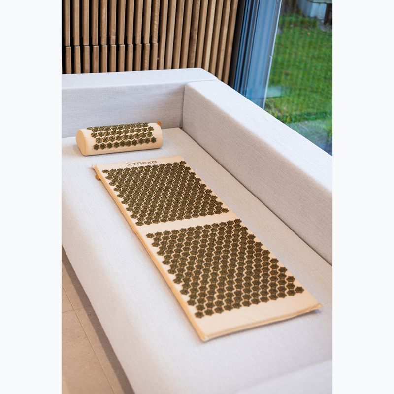 Saltea de presopunctură XTREXO duża z poduszką TXO-B4Z005-BZ maro 15