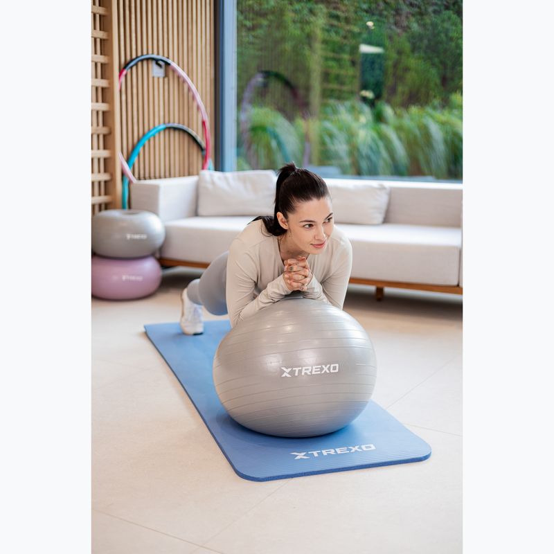 Minge de gimnastică XTREXO TXO-B4Z007-GY 55 cm gri 4