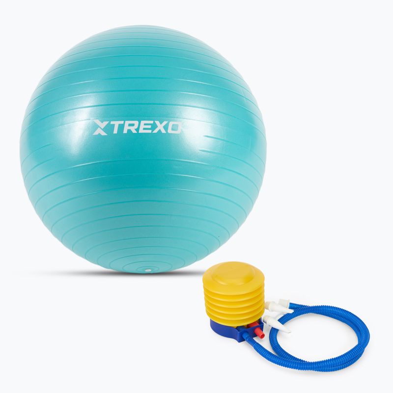 Minge de gimnastică XTREXO TXO-B4Z007-GN 55 cm turcoaz 6