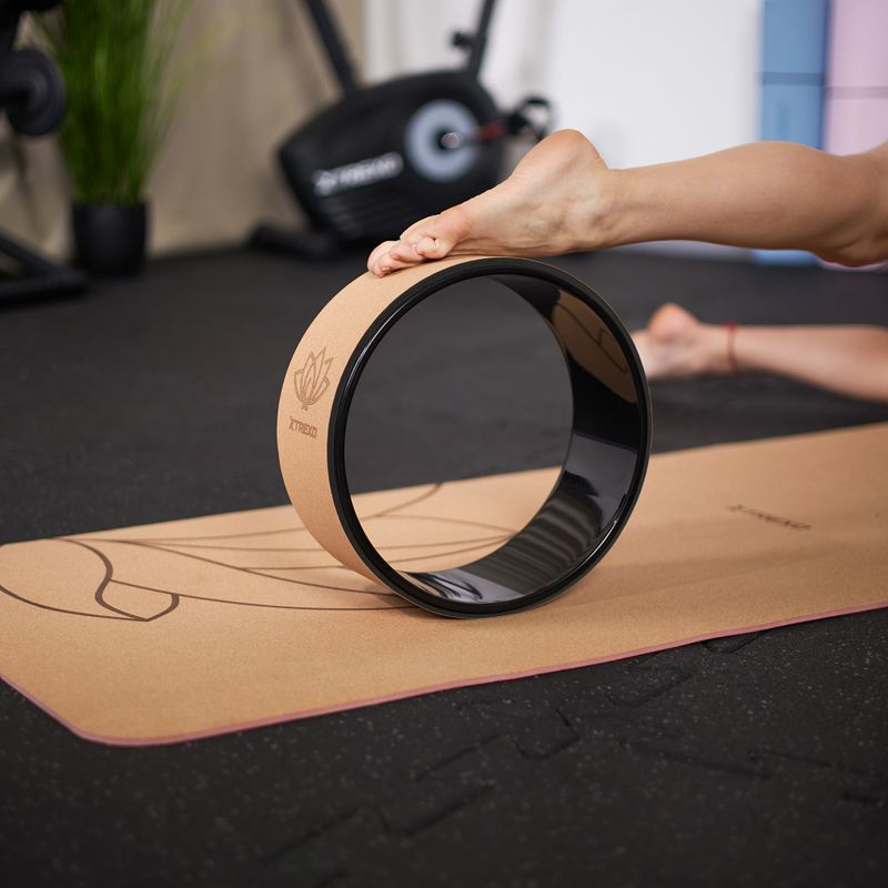 Cerc de yoga TREXO din plută TXO-B4Z023-NC natural 6