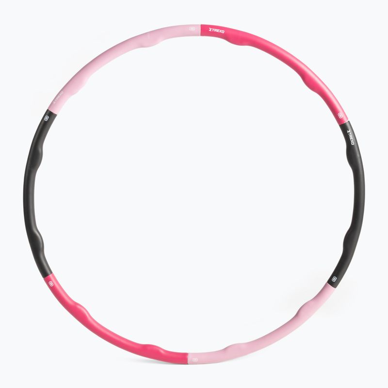 Hula hoop XTREXO TXO-B4Z035-PK roz