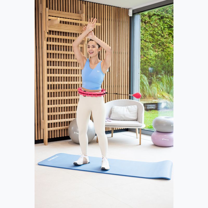 Hula hoop cu greutate XTREXO TXO-B4Z036-PK roz 4