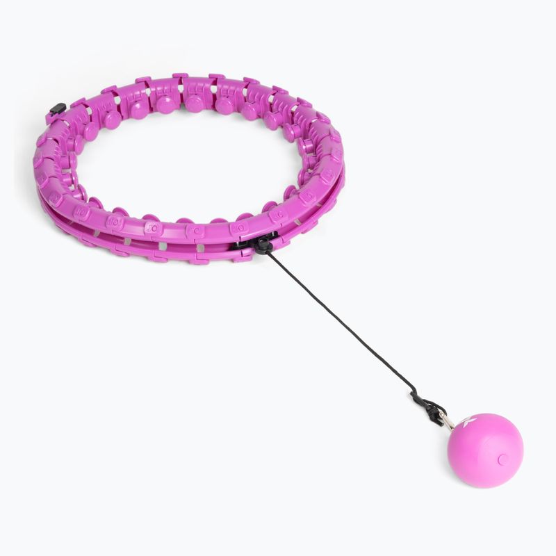 Hula hoop cu greutate XTREXO TXO-B4Z036-VT violet 8