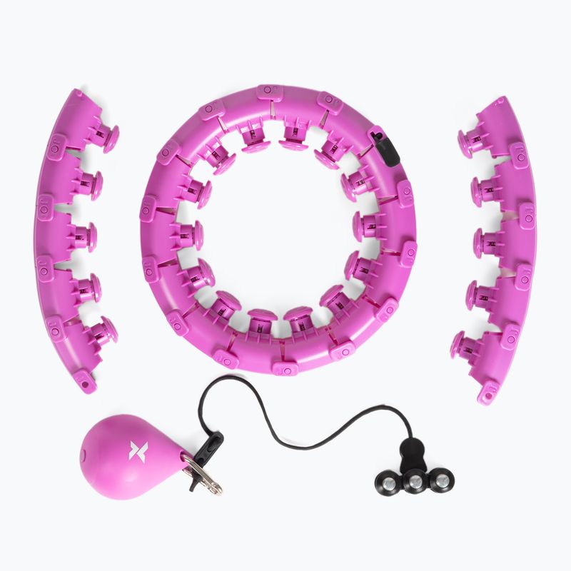 Hula hoop cu greutate XTREXO TXO-B4Z036-VT violet 3