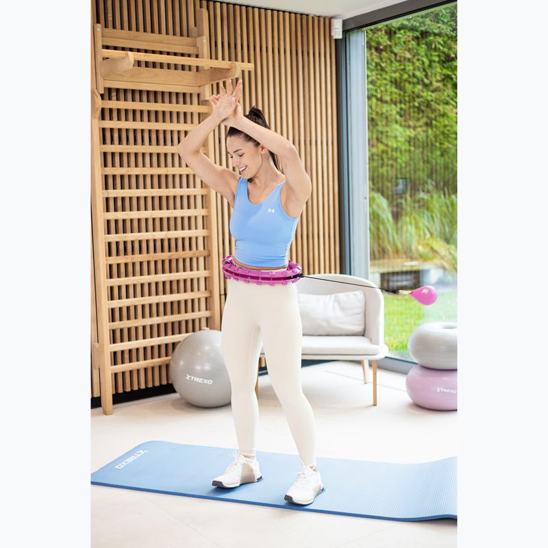 Hula hoop cu greutate XTREXO TXO-B4Z036-VT violet 4