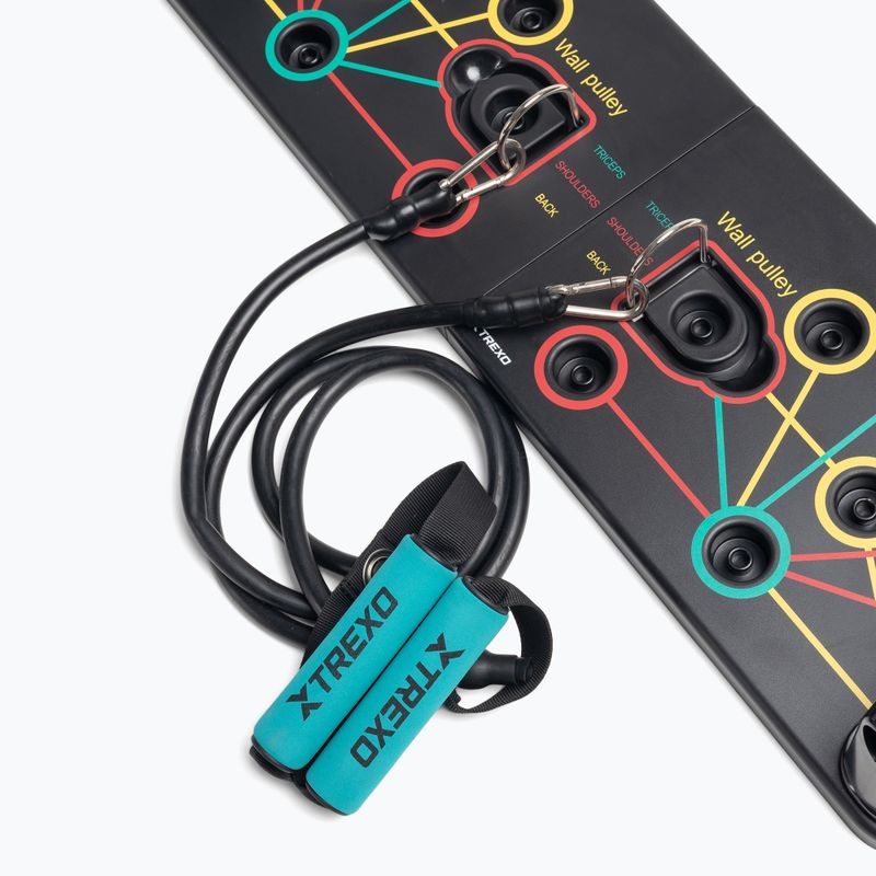 Platformă multifuncțională cu mânere și extensorXTREXO pliabilă TXO-B4Z045-BK negru 15