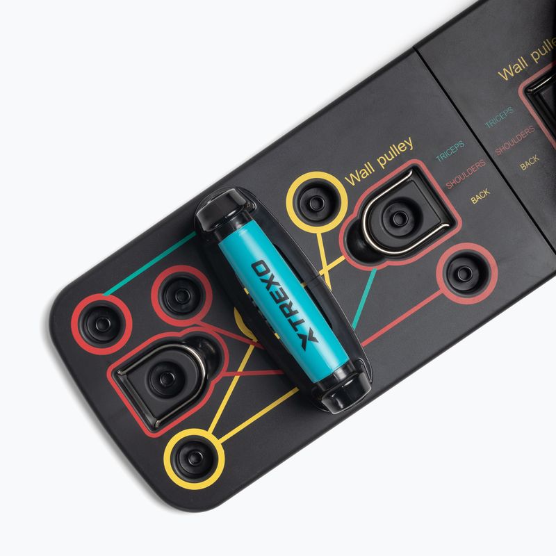 Platformă multifuncțională cu mânere și extensorXTREXO pliabilă TXO-B4Z045-BK negru 16