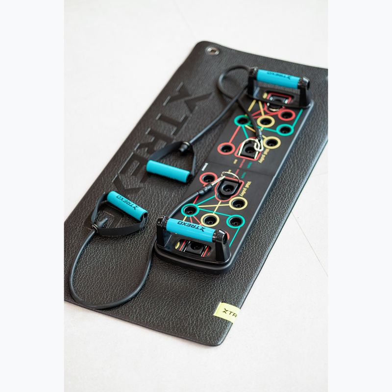 Platformă multifuncțională cu mânere și extensorXTREXO pliabilă TXO-B4Z045-BK negru 11