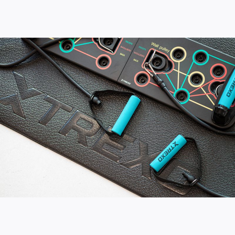 Platformă multifuncțională cu mânere și extensorXTREXO pliabilă TXO-B4Z045-BK negru 12