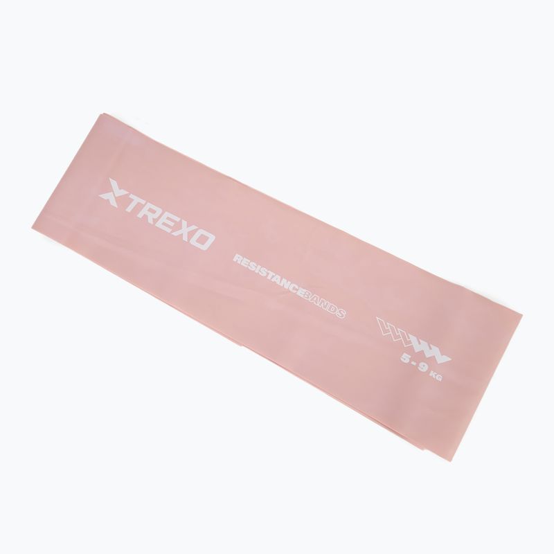 Bandă de rezistență XTREXO 3/5 TXO-B4Z049-VT 16-38 kg mov