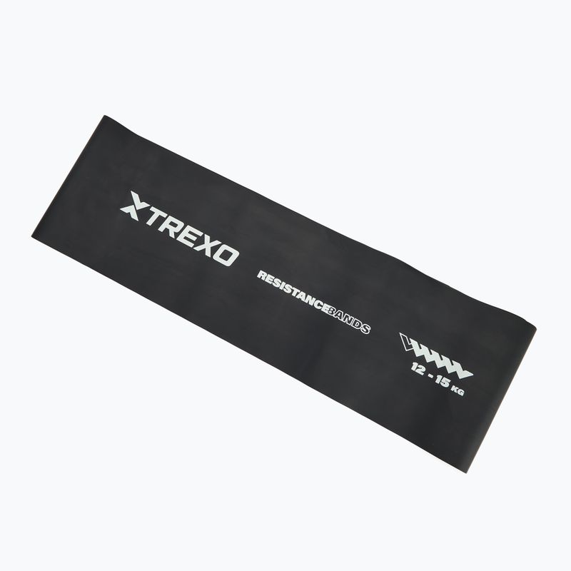 Bandă de rezistență XTREXO 5/5 TXO-B4Z052-BK 27-78 kg neagră