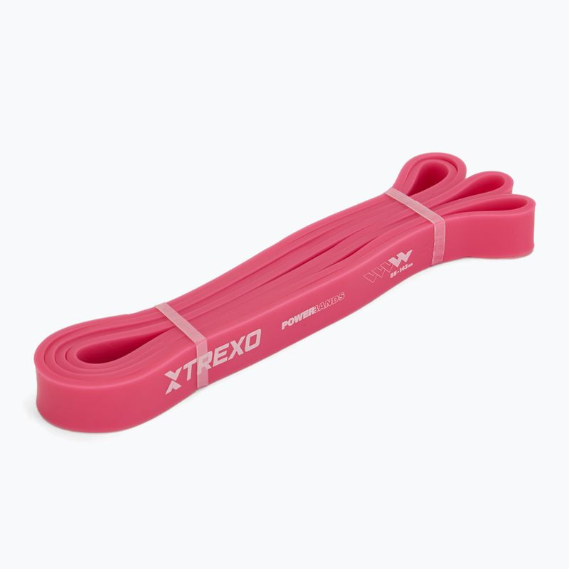 Bandă de reabilitare TREXO TXO-B4Z069-PK 2-4 kg roz