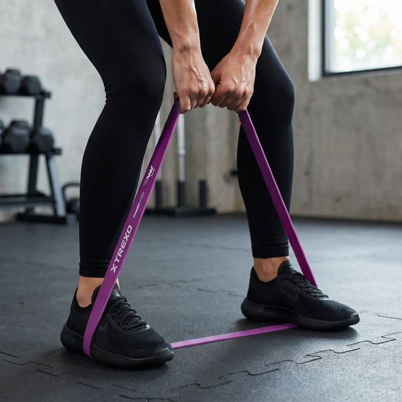 Bandă de reabilitare XTREXO TXO-B4Z070-VT 5-9 kg mov 3