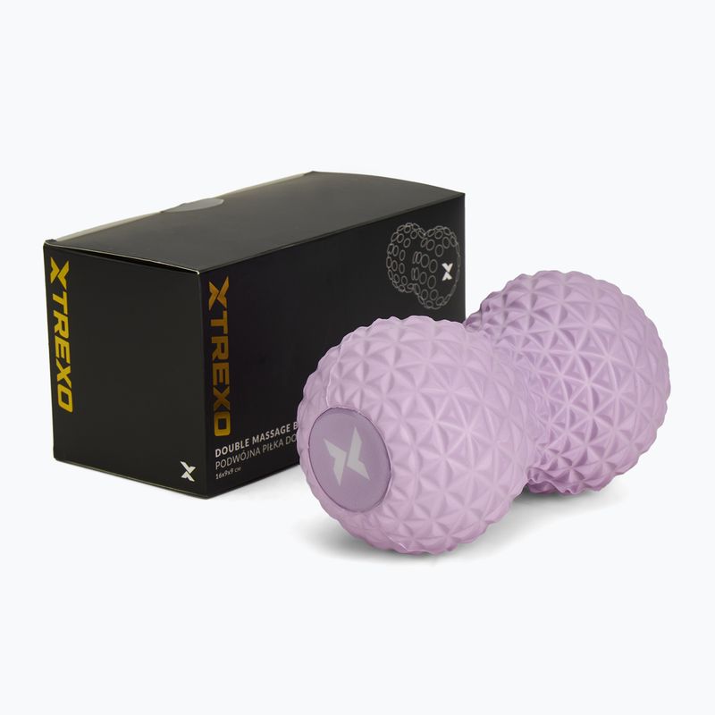 TREXO minge dublă de masaj TXO-B4Z075-VT violet 3
