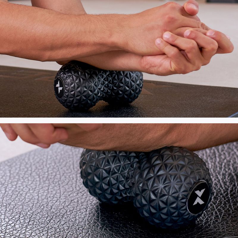 Minge dublă de masaj XTREXO TXO-B4Z075-BK negru 5