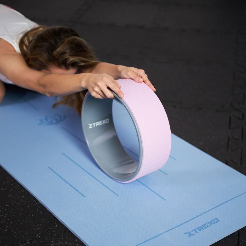 Cerc de yoga TREXO TXO-B4Z084-VT fioletowy 5