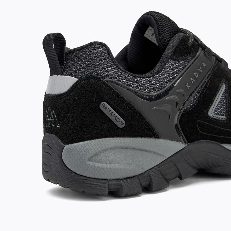 Încălțăminte trekking pentru bărbați KADVA Traver Low WaterProof negru 10