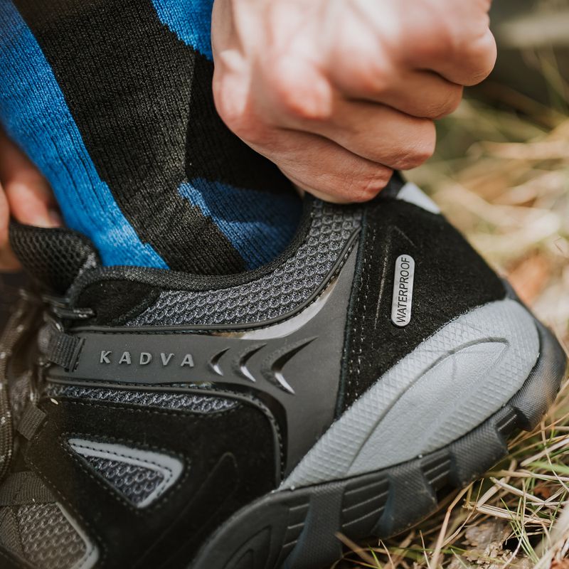 Încălțăminte trekking pentru bărbați KADVA Traver Low WaterProof negru 15