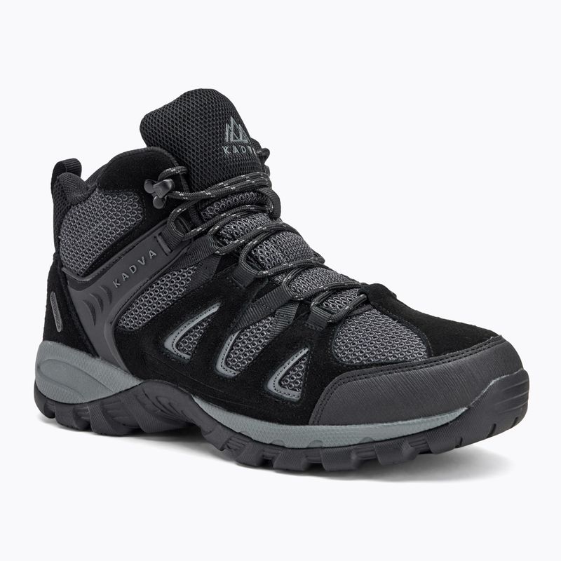 Încălțăminte de drumeție pentru bărbați KADVA Traver Mid WaterProof negru