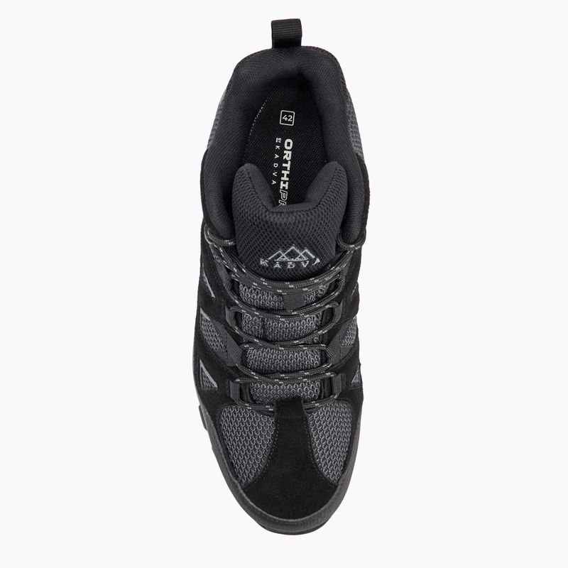 Încălțăminte de drumeție pentru bărbați KADVA Traver Mid WaterProof negru 6