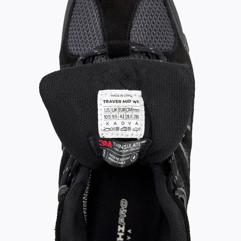 Încălțăminte de drumeție pentru bărbați KADVA Traver Mid WaterProof negru 11