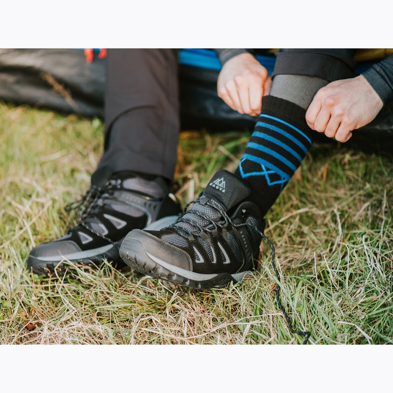 Încălțăminte de drumeție pentru bărbați KADVA Traver Mid WaterProof negru 14