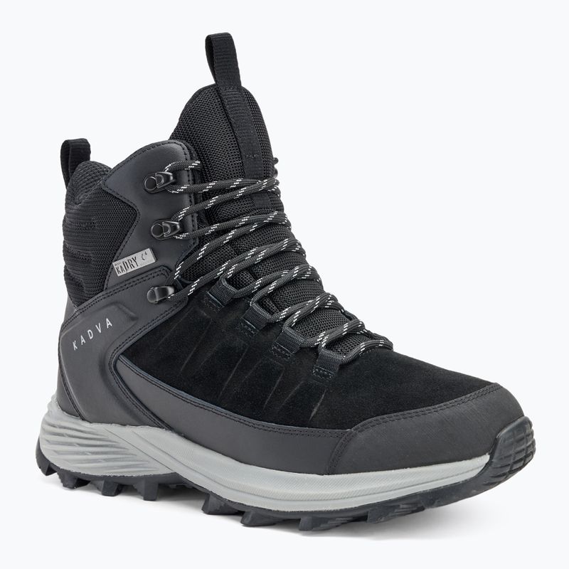 Încălțăminte de drumeție pentru bărbați KADVA Ascent Mid WaterProof negru