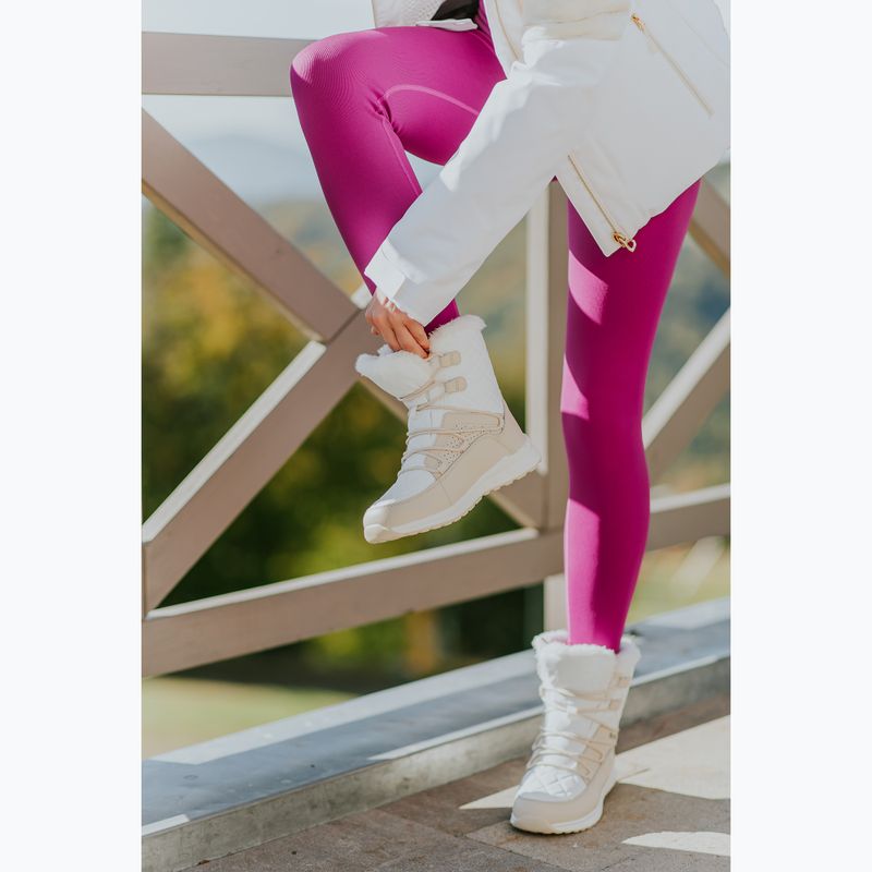 Cizme de iarnă călduroase pentru femei KADVA Summit Mid WaterProof 3M Thinsulate alb 10