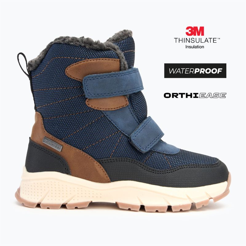 Ghete de iarnă pentru copii KADVA Nevad WaterProof Jrb 3M Thinsulate bleumarin 2