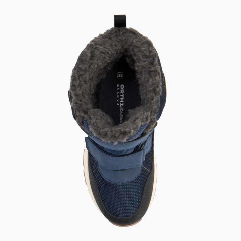 Ghete de iarnă pentru copii KADVA Nevad WaterProof Jrb 3M Thinsulate bleumarin 6