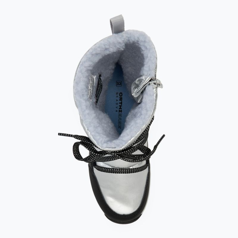 Cizme de zăpadă pentru copii KADVA Haven WaterProof Jrg 3M Thinsulate argintiu 8