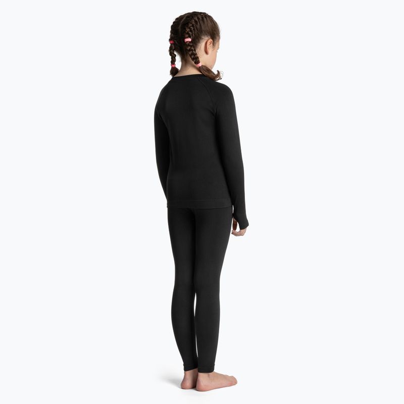 Set de lenjerie termoactivă pentru copii OneTeam Achill Jr Set negru 10