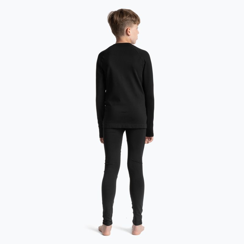Set de lenjerie termoactivă pentru copii OneTeam Achill Jr Set negru 19
