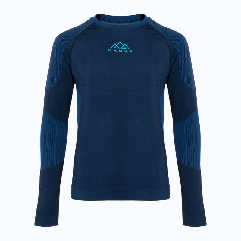 Set complet de lenjerie termică pentru copii KADVA Frosty Jrb Set, fără cusături, bleumarin 7