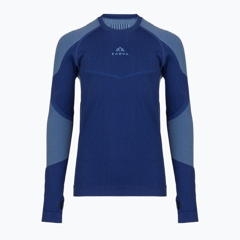Set complet de lenjerie termică pentru copii KADVA Frosty Jrb Set, fără cusături, bleumarin 10