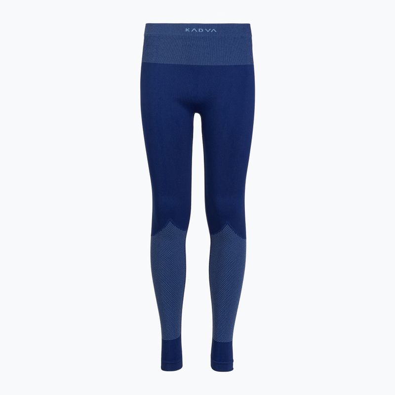Set complet de lenjerie termică pentru copii KADVA Frosty Jrb Set, fără cusături, bleumarin 14