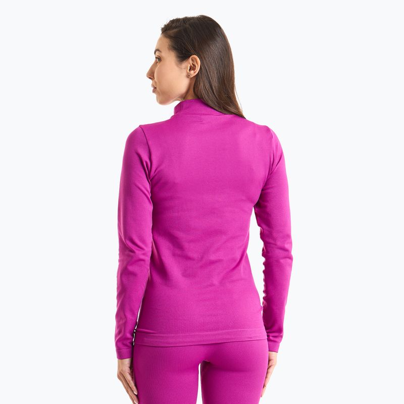 Set de lenjerie termică pentru femei KADVA Glacier W Set fără cusături fucsia 4