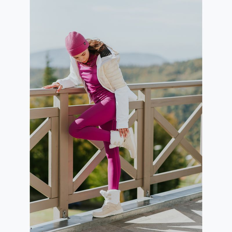 Set de lenjerie termică pentru femei KADVA Glacier W Set fără cusături fucsia 11
